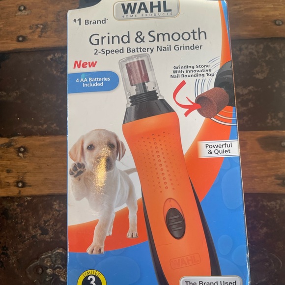 Wahl Grind & Smooth 2-Speed Nail Grinder - Orange and Black - Picture 1 of 4